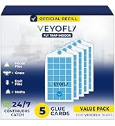 VEYOFLY Fruit Fly Traps for Indoors Refill, Gnat Traps for House, Fly Catcher Indoor, Fly Trap, F...