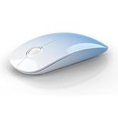 RAPIQUE Bluetooth Wireless Mouse - (BT5.1+USB) Dual Connectivity, Quiet Click, Low Power, and 160...