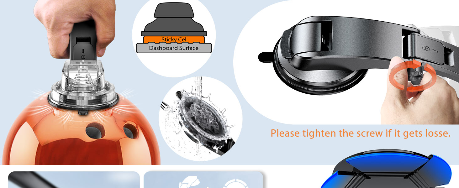 222 Dashboard Tablet Holder