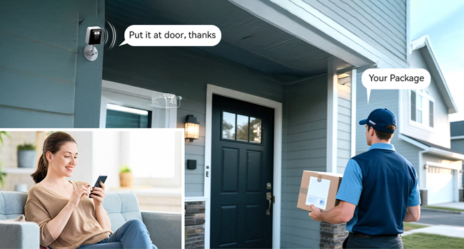 house cameras with audio and video