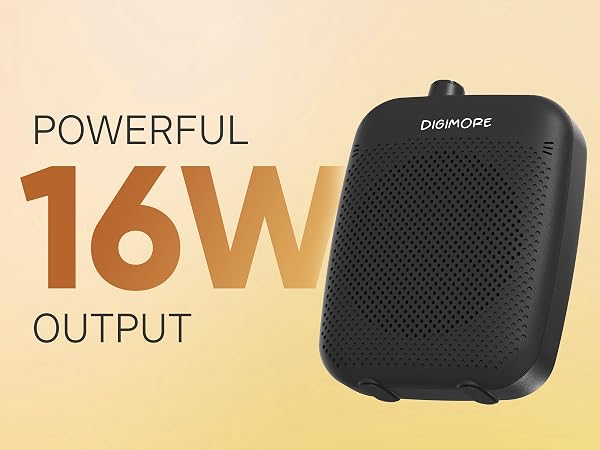 Portable Voice Amplifier Output