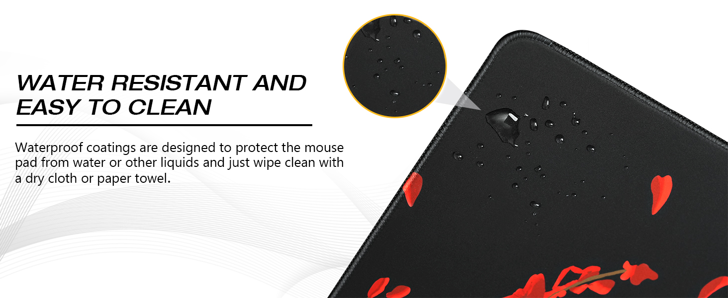water resistant mouse pad
