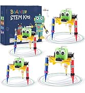 Bulk STEM Craft Kits for Kids 8-12: 4-Pack Doodling Robot Building Kits, Classroom Activities &amp; S...