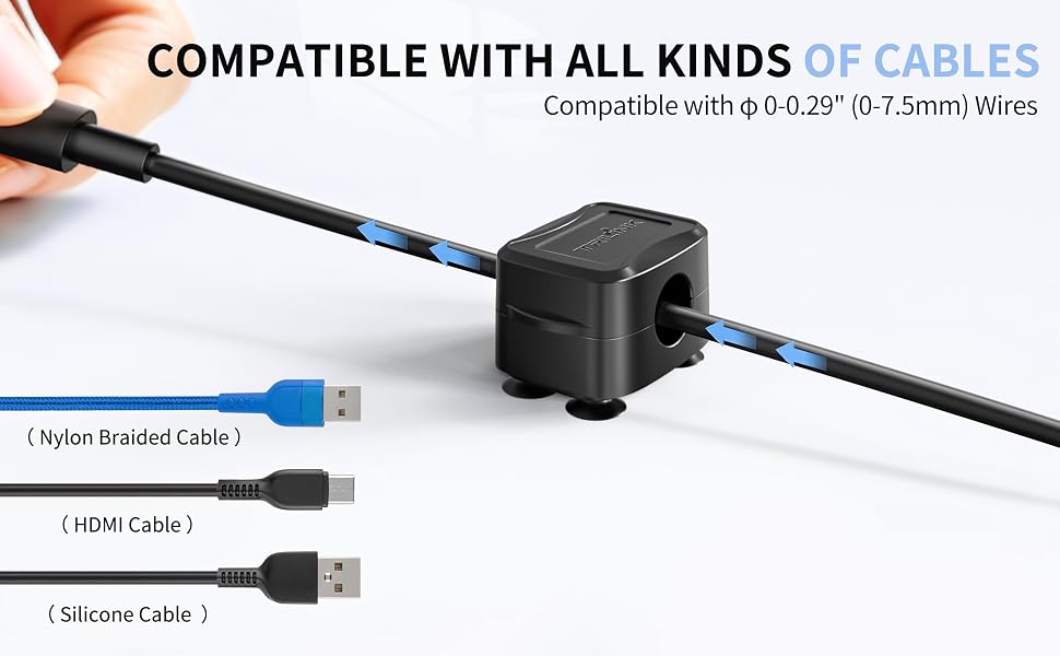 Magnetic Cable Clips