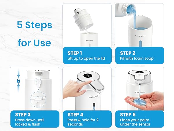 DONASIRA Automatic Soap Dispenser