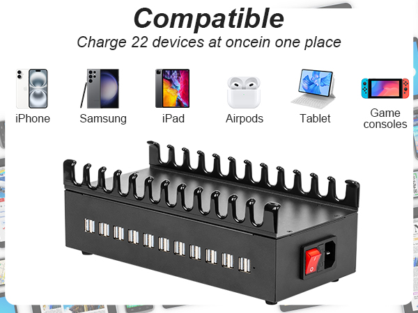 ipad charging station