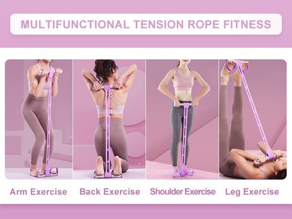 multidunctional tension rope fitness