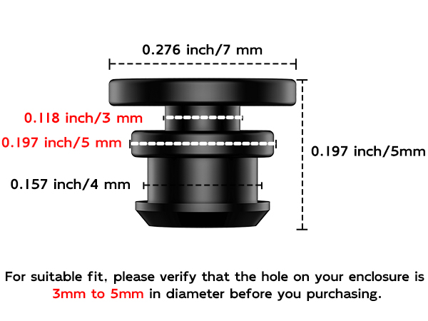 Silicone screws kit plug fastener for m2 nvme sata ahci msata ssd Mounting on External Enclosure