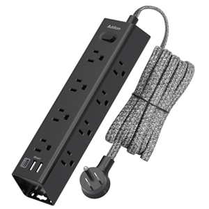 black extension cord