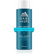 Oars + Alps Men's Moisturizing Body and Face Wash, Skin Care Infused with Vitamin E and Antioxida...