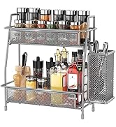 LEMIKKLE Spice Rack Organizer for Kitchen Counter, Spices Organizer Seasoning Organizer for Cabin...