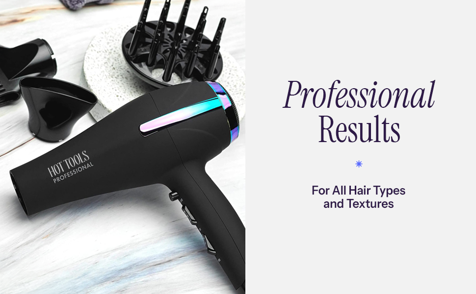 Hot Tools Rainbow Gold Turbo Ceramic Hair Dryer