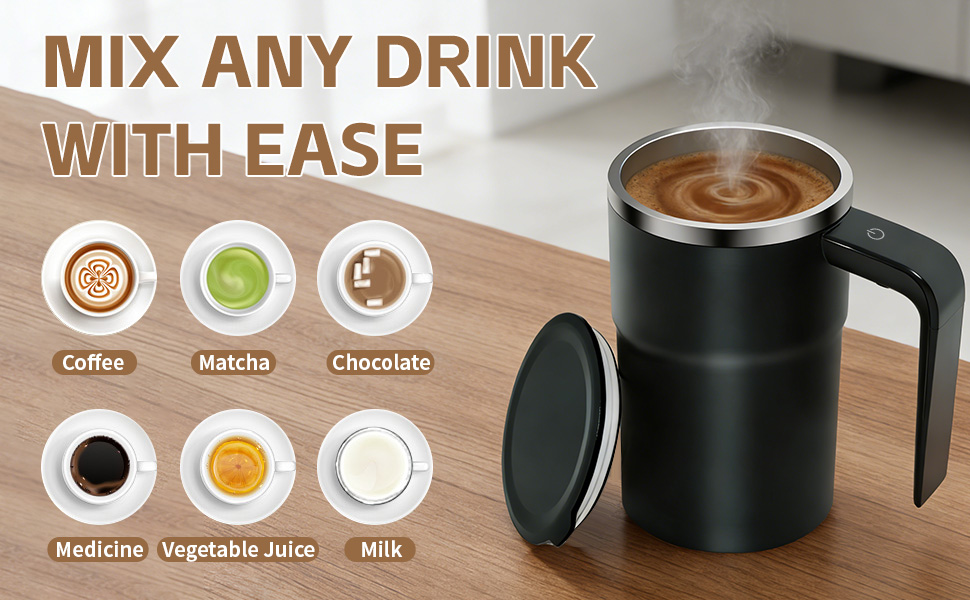 auto stirring coffee mug