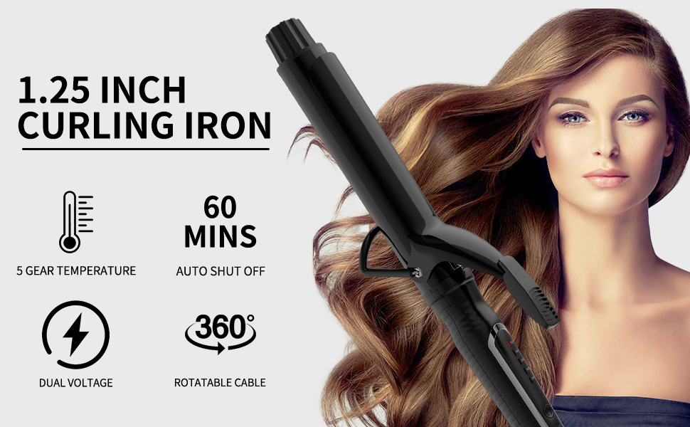 1.25 Inch Curling Iron 32mm hair curler