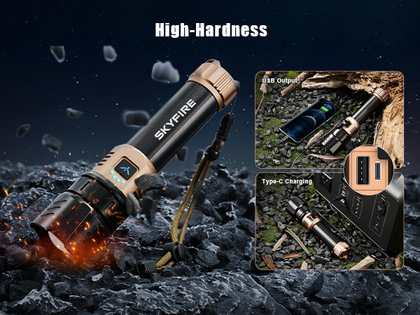 SKYFIRE LED Flashlight High Lumens