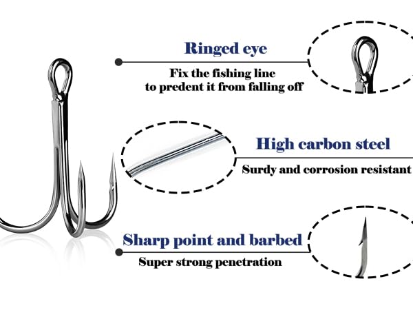 Treble Fishing Hooks
