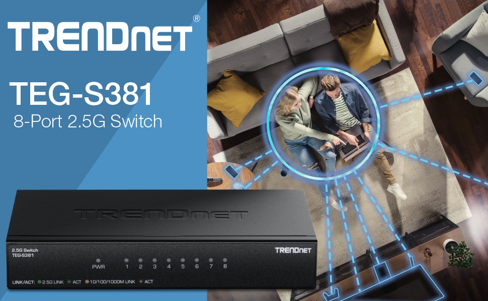 8-Port 2.5G Switch
