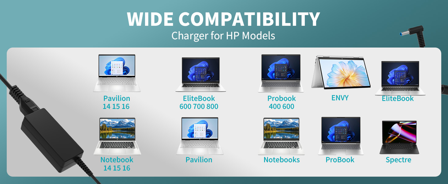 Charger for HP Laptop