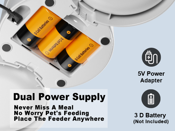 dual cats auto feeder