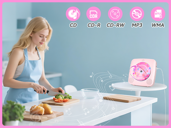 CD Player with speakers