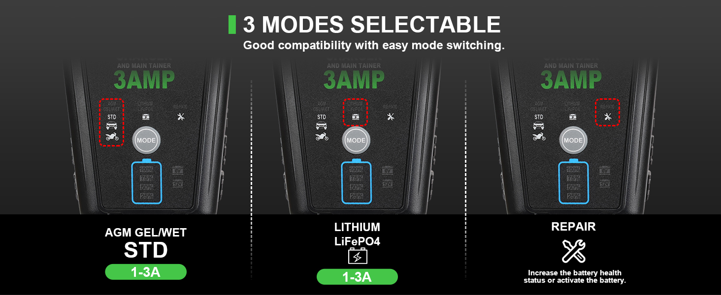 3 Amp Battery Charger