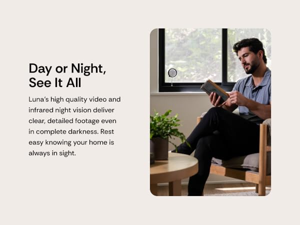 GenAI Motion Detection, Two-Way Talk, Security Surveillance Cameras for room Window