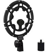SUUNTOK Blue Yeti Shock Mount Anti-Vibration Matching Boom Arm Stand Compatible w/Blue Yeti, Yeti...