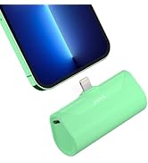 TCNOLL Green Portable Charger Small, 4800mah Power Bank Mini Battery Back -Green