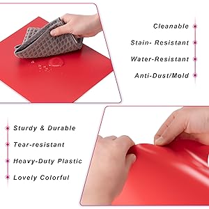 Colored School Folders for Kids,Plastic Folders with Pockets