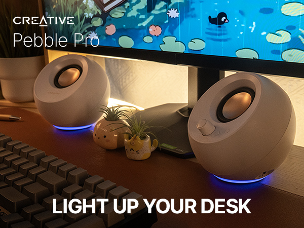 Pebble Pro Light up your desk