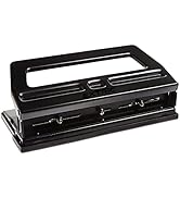 Heavy Duty 3 Hole Punch Heavy Duty Adjustable 3 Hole Punch 30 Sheet Capacity Hole Puncher Black M...