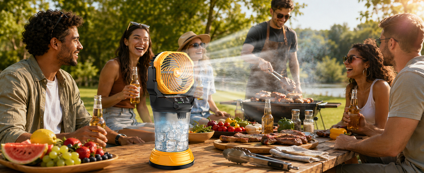Portable Misting Fan