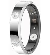 Yihou Smart Ring for Women Fitness Ring Health Ring with Diamonds Fitness Tracker with Heart Rate...