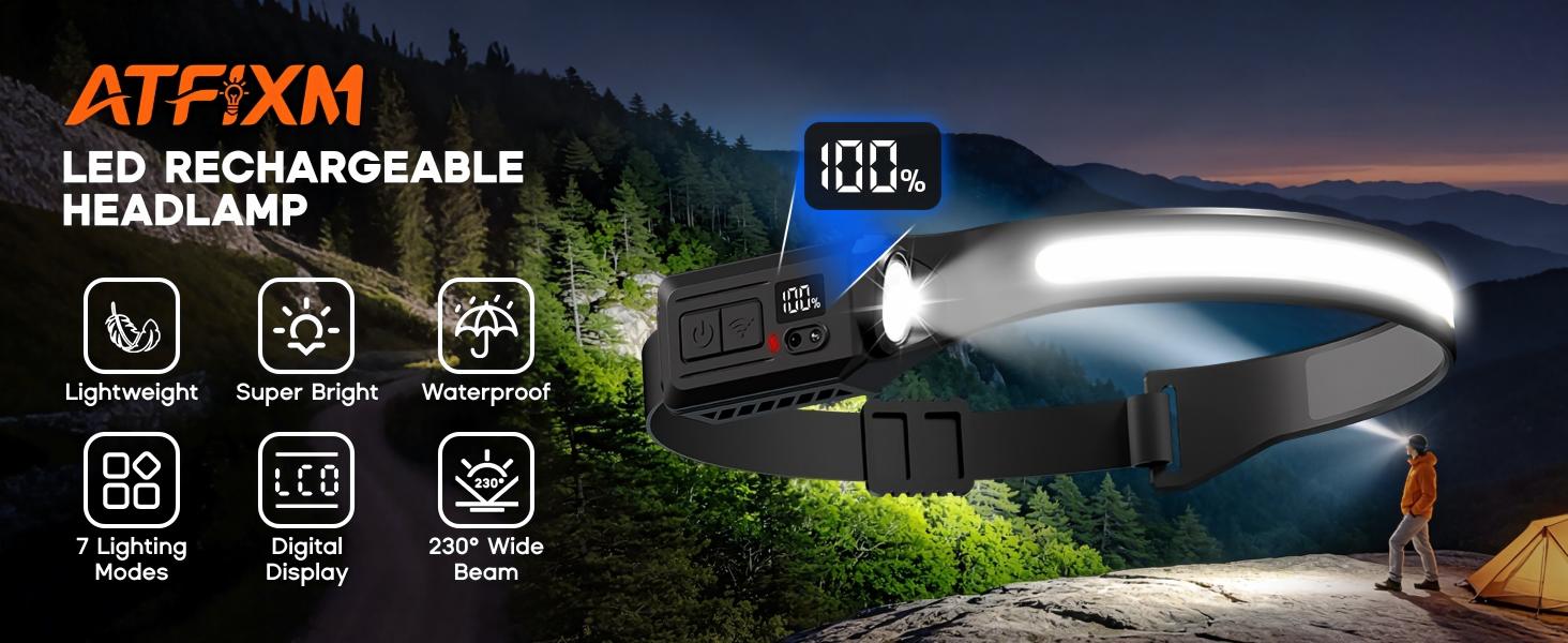 Rechargeable headlamp-1
