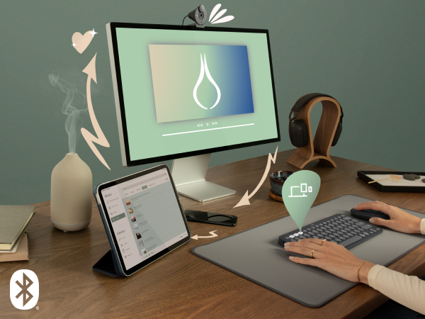 pebble keys 2 k380s bluetooth slim keyboard and pebble 2 m350s cordless mouse