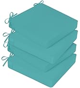 Basic Beyond Outdoor Chair Cushions for Patio Furniture, Waterproof Outdoor Seat Cushions Set of ...