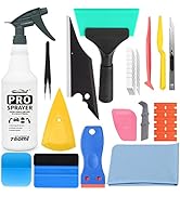 NEWISHTOOL Window Film Application Kit Car Tint Installation Tools with Spray Bottle PPF Squeegee...