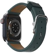 OtterBox Symmetry Cactus Leather Watch Band for Apple Watch Series 7/8/9 38/40/41mm Juniper SPRIG...