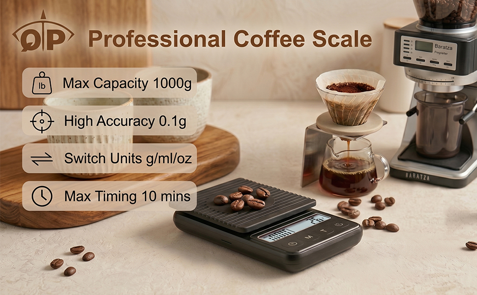 coffee scale with timer
