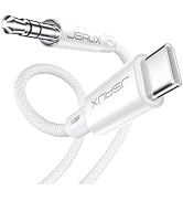 JSAUX USB C to 3.5mm Audio Aux Jack Cable [3.3ft], USB Type C to 3.5mm Headphone Stereo Cord Car ...