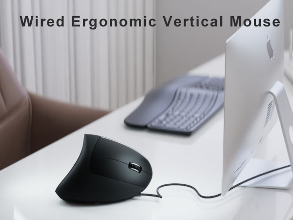 wired ergonomic vertical mouse