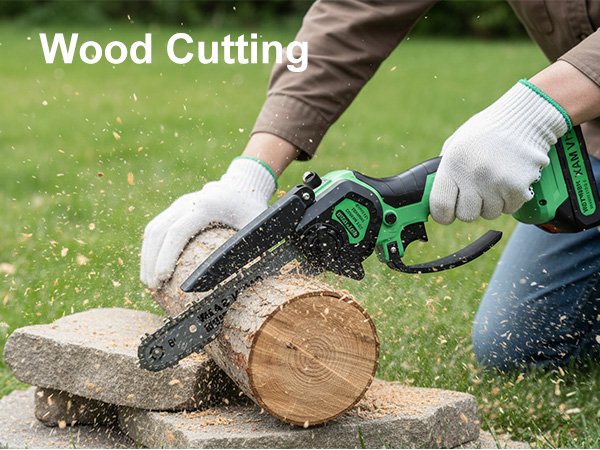 mini chainsaw cordless wood cutting