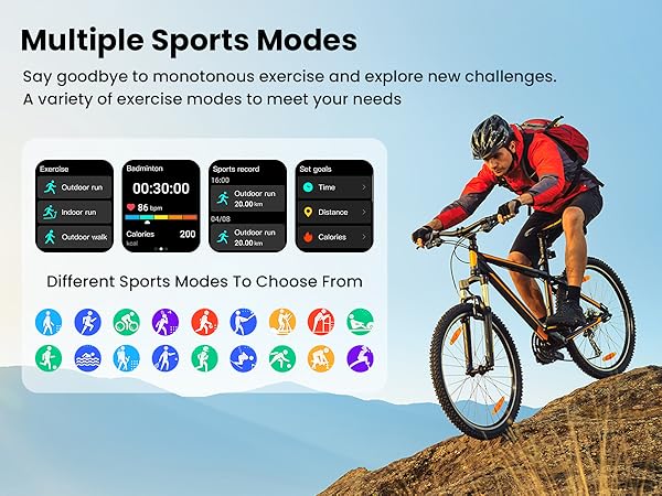 100+ sports modes