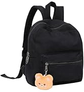 Phaoullzon Girls Mini Backpack Purse for Women Kids Canvas Small Casual Daypack Tiny Cute Travel ...