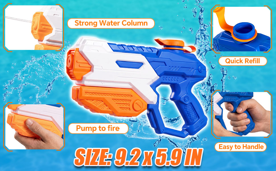 5 Pack Water Guns