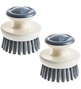 Multipurpose Dish Brush with Handle, Kitchen Scrub Brushes for Cleaning, Dish Scrubber with Stiff...