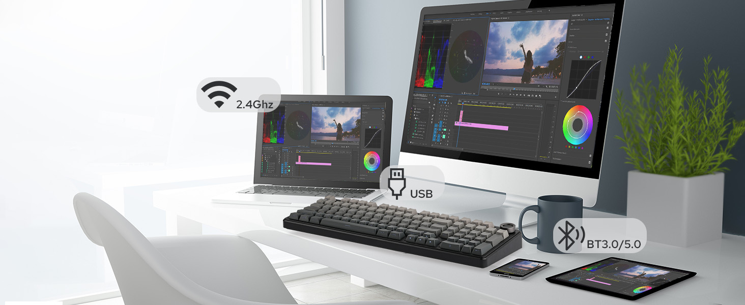 F99 PRO wireless gaming keyboard