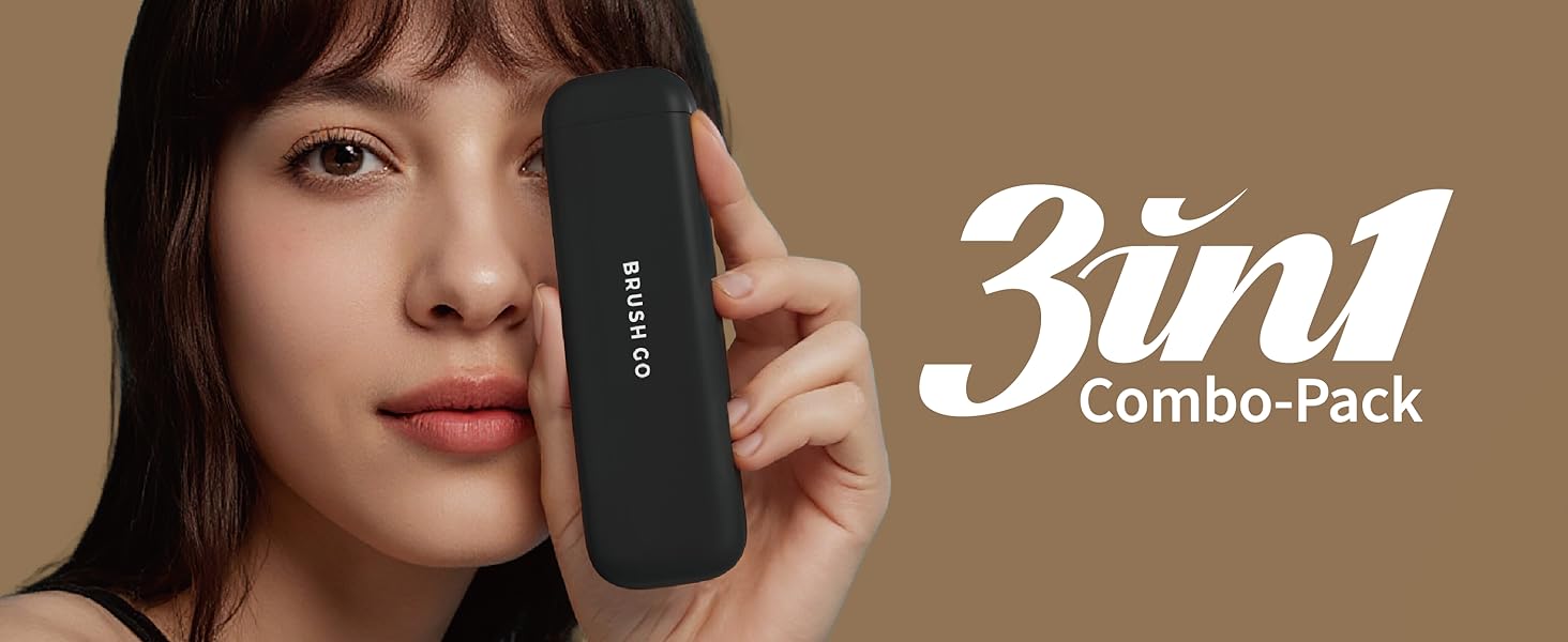 MIPOW BRUSH GO Slim i4 Slim Pro i4 Electric Toothbrush E-toothbrush Brush Head Sonic Vibrate Black