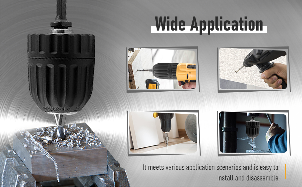 3/8 inch Keyless Drill Chuck Adapter
