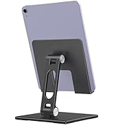 ALASHI Tablet Stand for Desk, Stable Tablet Holder with Heavy and Thickened Metal Base for Large ...